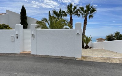 Villa for rent with spectacular sea views in Altea
